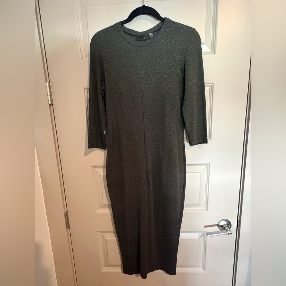 Zara Charcoal Midi Dress